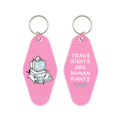 //merch.devolverdigital.co/cdn/shop/files/Pride2025-Motel-keyring_RENDER-2_1024x1024.jpg?v=1748620666 Devolver Y'all Means All Motel Keyring