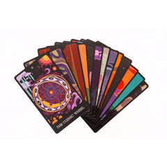 //merch.devolverdigital.co/cdn/shop/files/TCWS---tarot-card-set---VIEW-4_9ab75a0f-323b-40ff-be6a-2656db8f00df_1024x1024.jpg?v=1727275821 The Cosmic Wheel Sisterhood - DIY Tarot Card Set