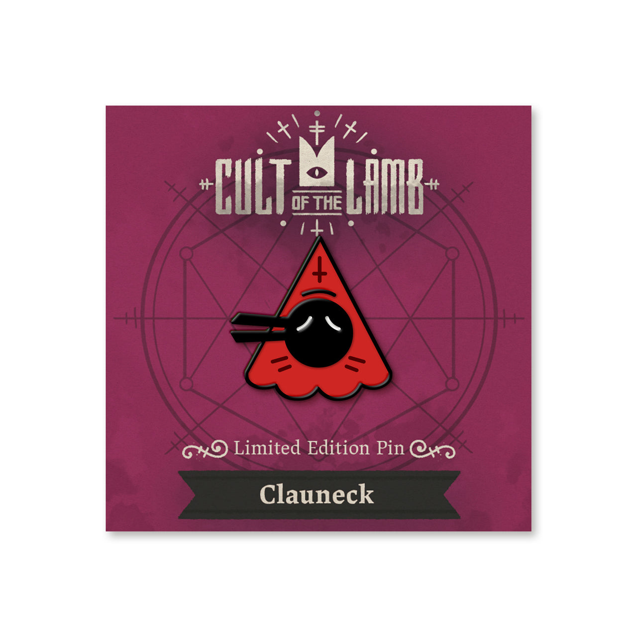 Cult of the Lamb Clauneck Enamel Pin