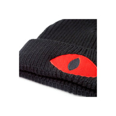 Cult of the Lamb Embroidered Eye Beanie Hat (Black)