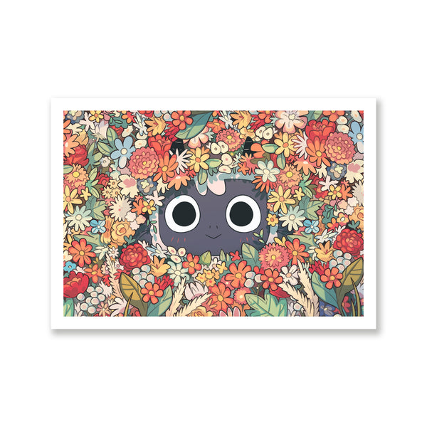 Cult of The Lamb Art Print – Floral Lamb