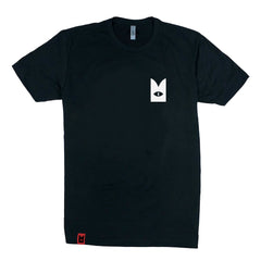 //merch.devolverdigital.co/cdn/shop/products/Praise-Lamb_white-on-black_tshirt_front-render_1024x1024.jpg?v=1674823717 Cult of the Lamb Praise Lamb T-Shirt (Black)