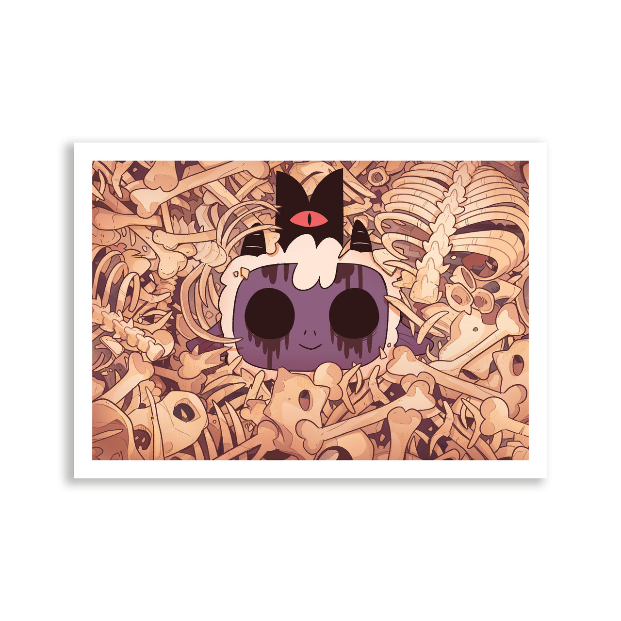 Cult of The Lamb Art Print – Skull Lamb