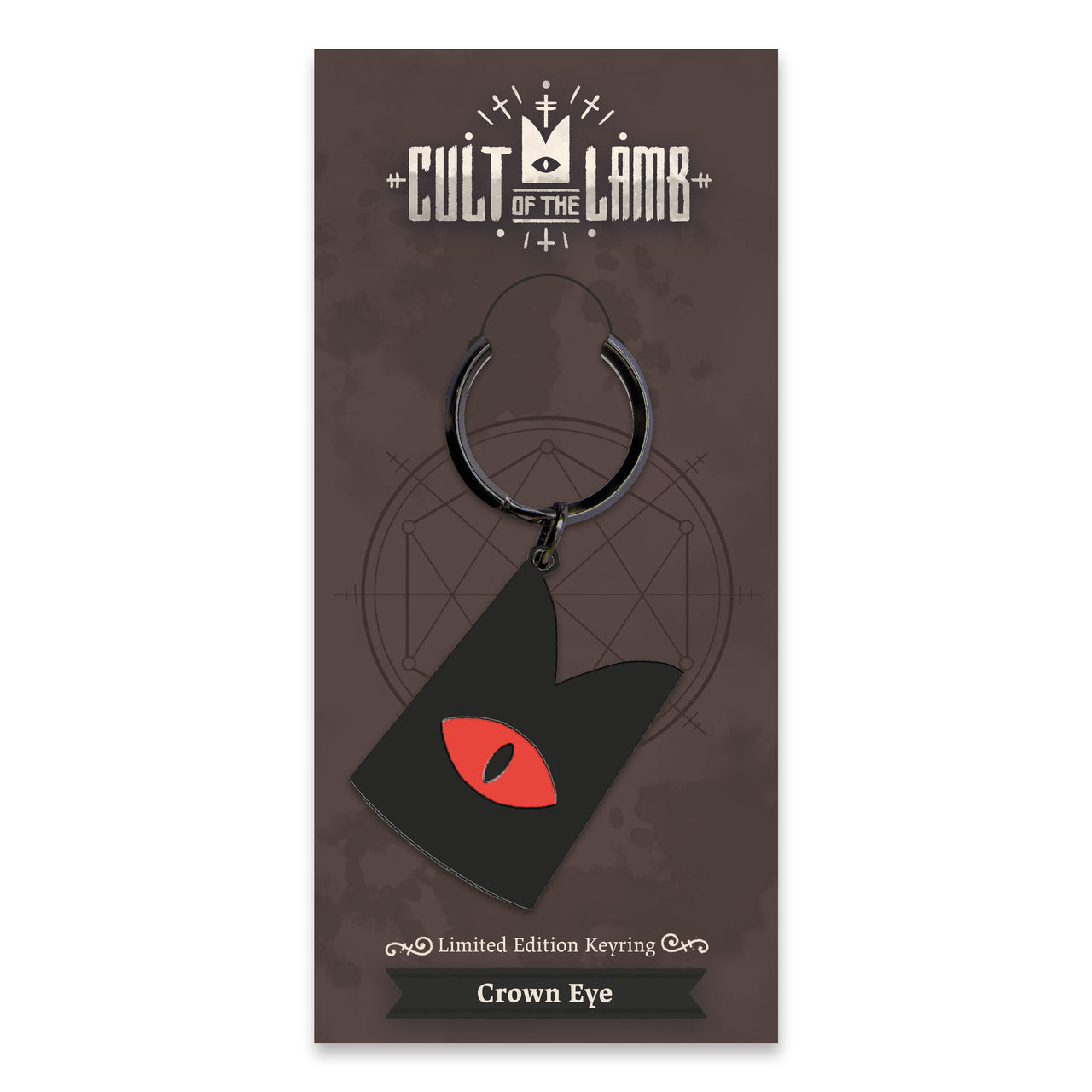 Cult of the Lamb Eye Keyring