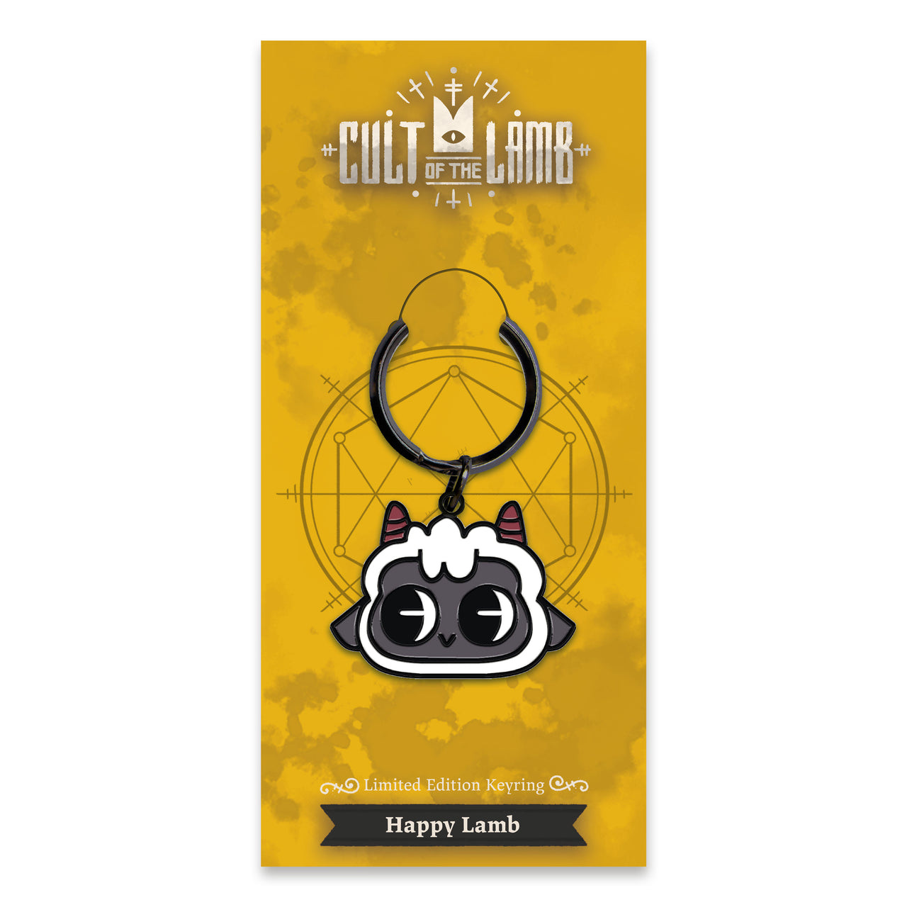 Cult of the Lamb Happy Lamb Keyring