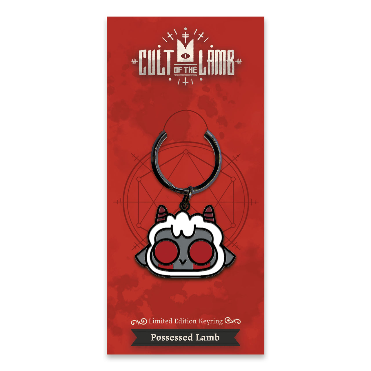 Cult of the Lamb Possessed Lamb Keyring