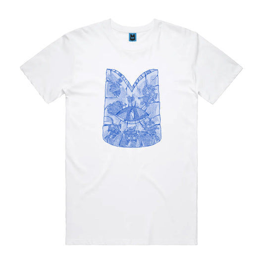 Cult of the Lamb Ice Crown T-shirt (White)