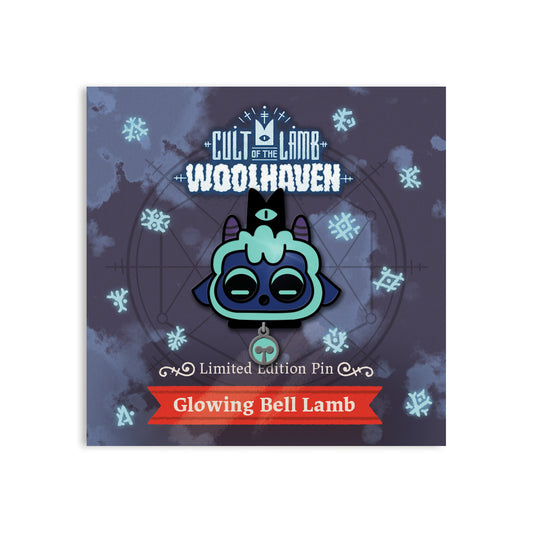 Cult of the Lamb Glowing Bell Enamel Pin