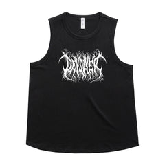 Devolver Black Metal Logo (2020) Tank (Black)