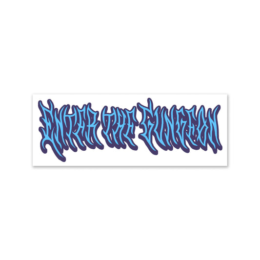 Enter the Gungeon Anniversary Logo Sticker