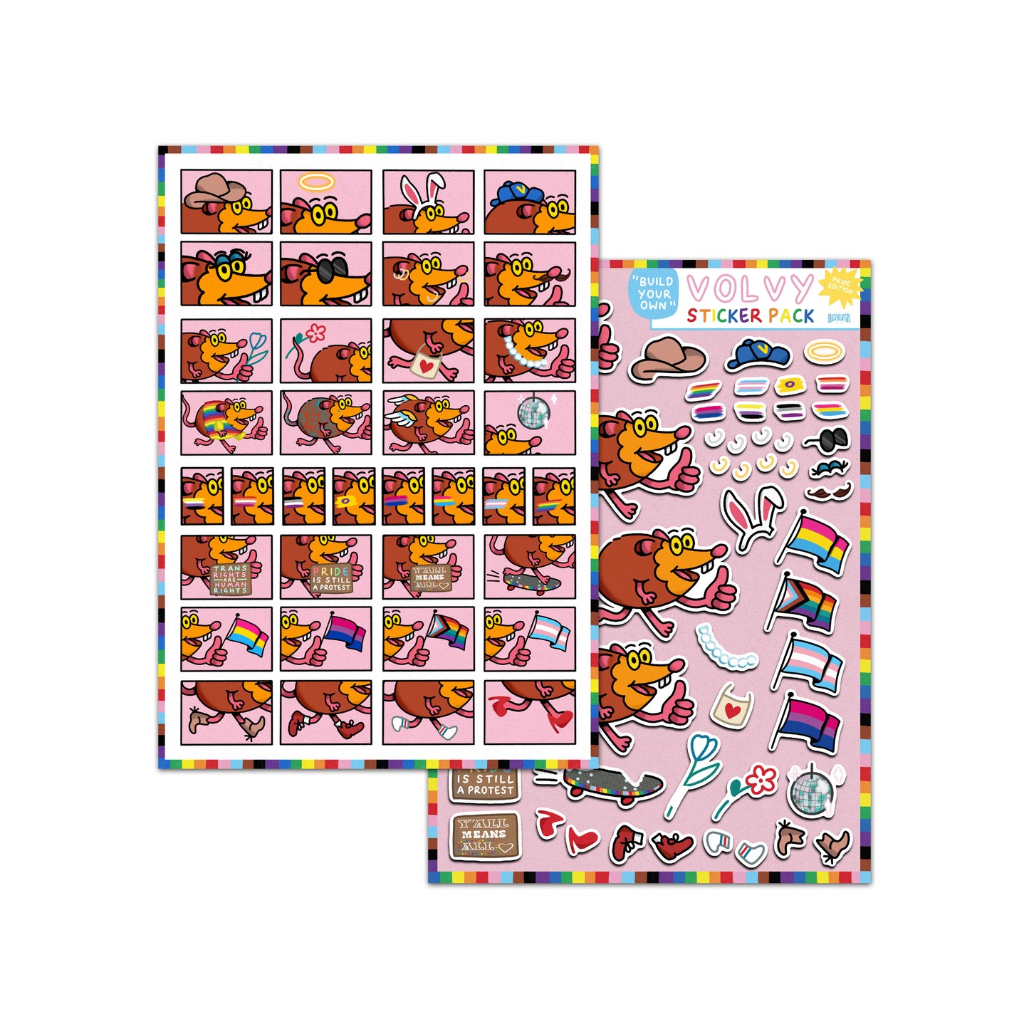 Devolver Y'all Means All Sticker Sheet