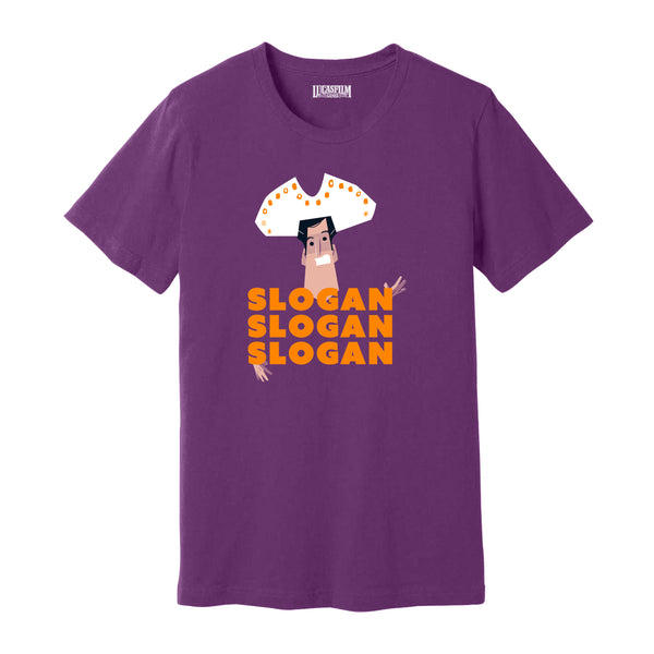 Return to Monkey Island - Stan's Slogans T-shirt (Purple)
