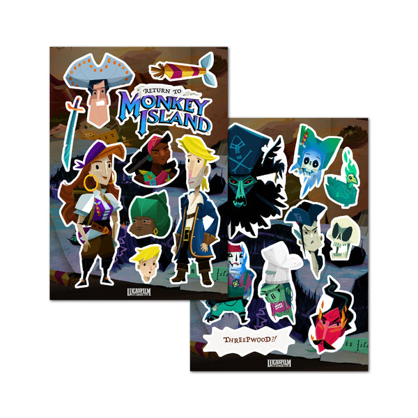 Return to Monkey Island - Sticker Pack